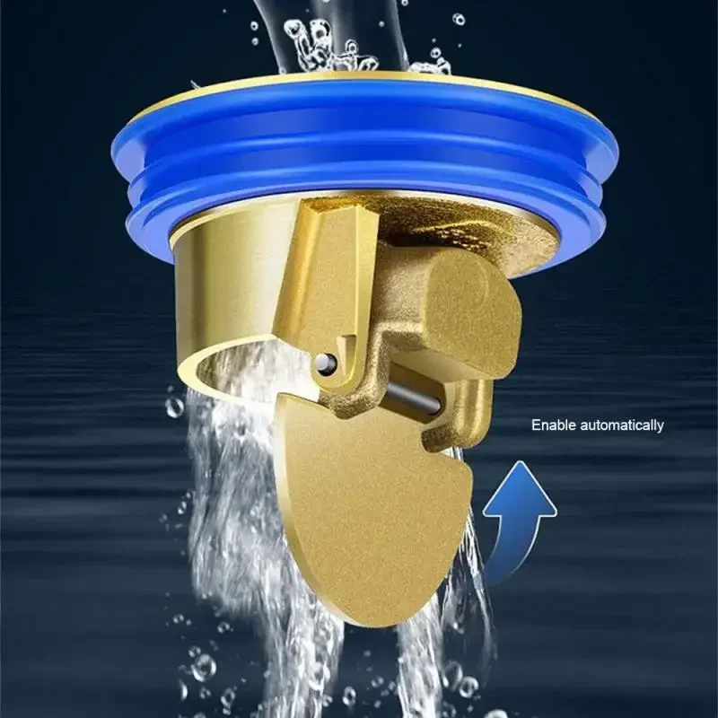 One Way Valve Shower Drainer Insect Prevention Seal Stopper Anti Odor Sewer Strainer Plug Drain Cover Floor Drain