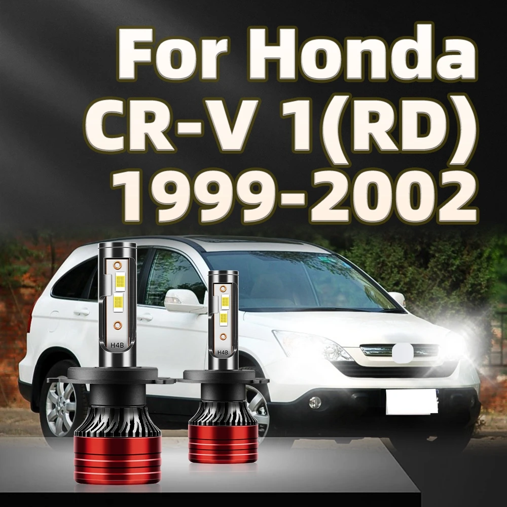 

2Pcs 180W H4 Led Lamp 6000K Headlight Bulb 6000K White Higher Brightness For Honda CRV 1(RD) 1999 2000 2001 2002