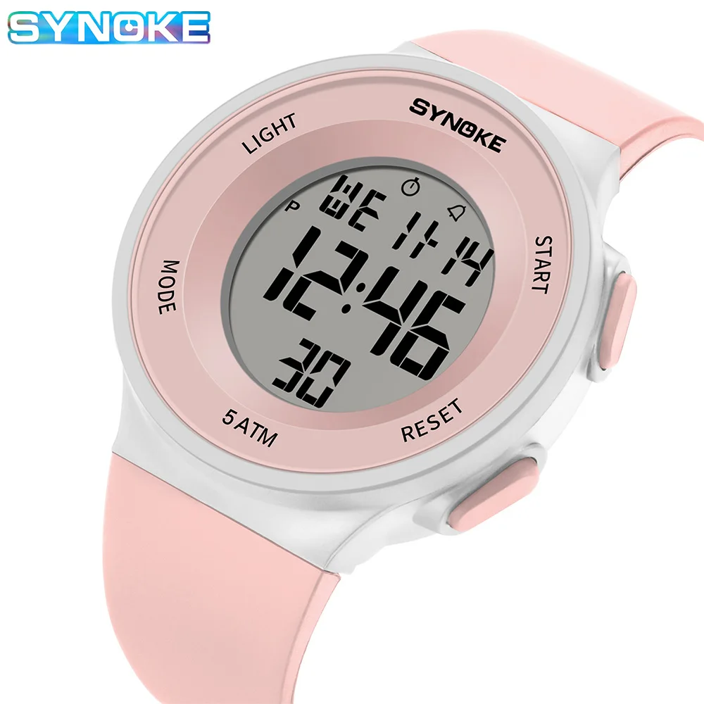 Digital Watch Lady Sports Wristband Multifunction Waterproof Chrono Outdoor Girls Fashion Student Men