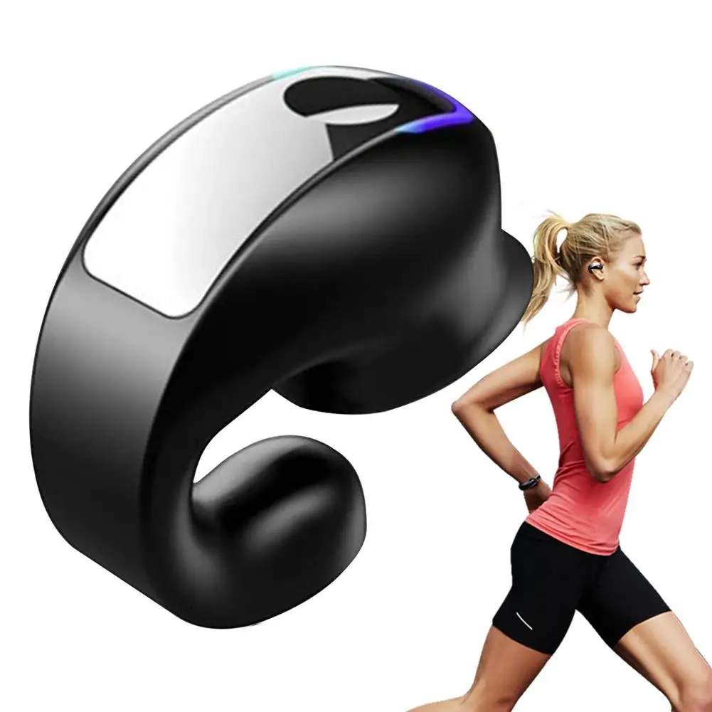 

Gd28 Bone Conduction Headphones Bluetooth-compatible 5.3 Ear Clip Lightweight Business Sports Earphone