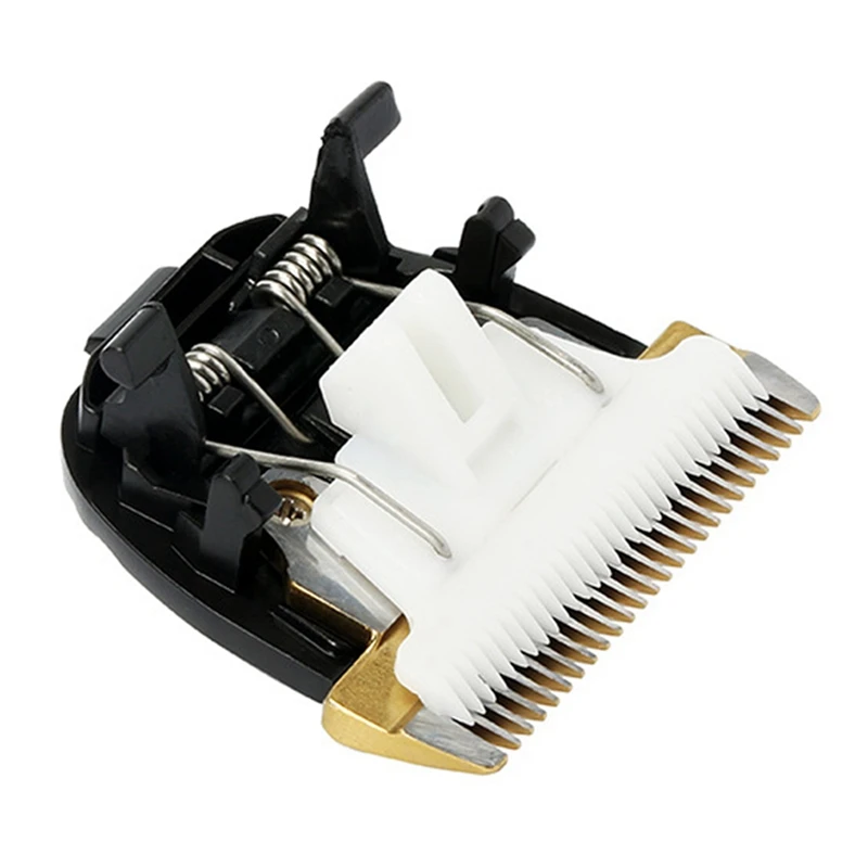 

2X Grooming Ceramic Cutter Head Razor Blade 40Mm 24 Teeth For Animal Clipper Trimmer
