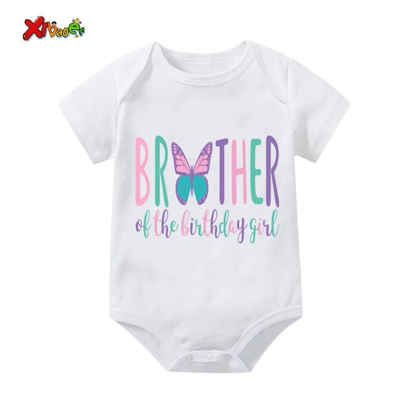 Family Matching Outfits Butterfly Birthday Shirts Family Matching T Shirt Custom Butterfly Print T-Shirt Party Boys Girls TShirt 5