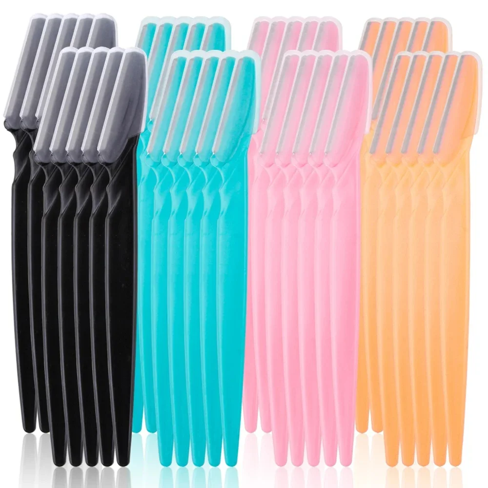 10Pcs Eyebrow Trimmer Blade Women Face Shaver