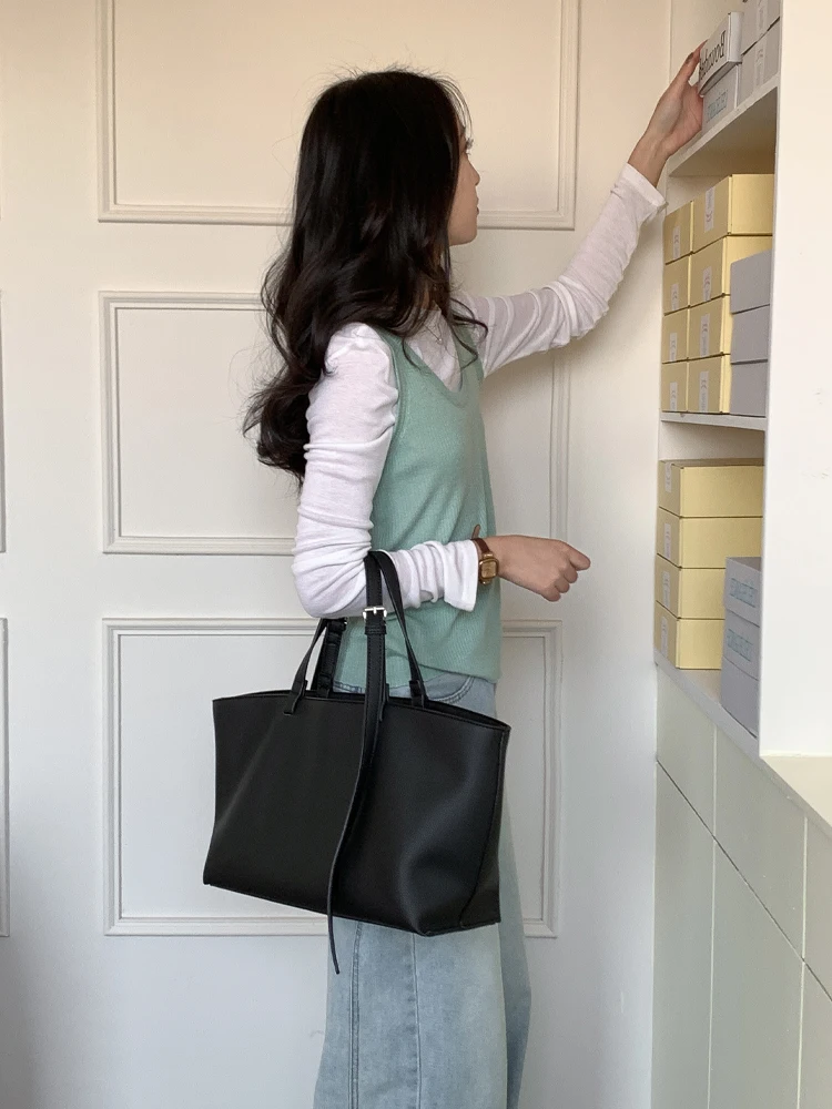 Fashion Tote Bag Women's Large Capacity Simple Women Handbags Commuter Casual all-in-one Shoulder Bag Bolso Mujer