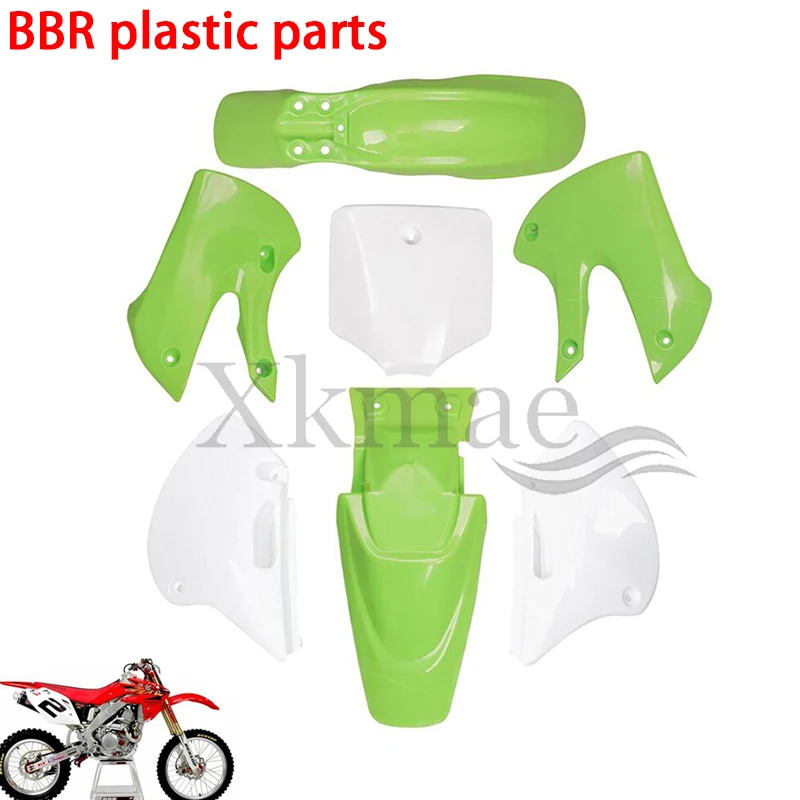 Moto Completa Carena Kit Parafanghi Copertura Corpo In Plastica Parafango Per Motorcross Bbr Style Klx110 Klx 110 110-150Cc Dirt Pit Bike