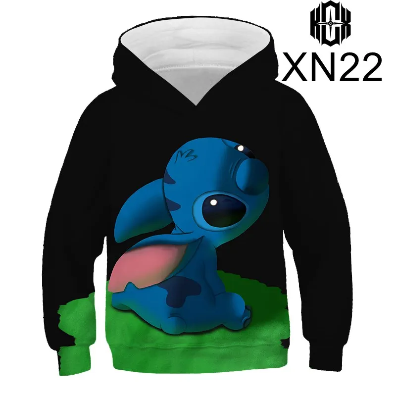 

Disney stitch Hoodie Jacket, children's sweatshirt, 3D Hoodie Jumper, outdoor Hoodie, boys' and girls' sportswear, street Hoodie