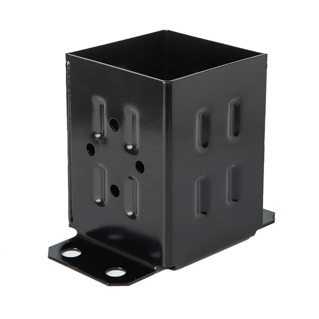 1 Darab A Korlát Oszlop Horgony Alap Kültéri Fa Keret Tartó Kerítés