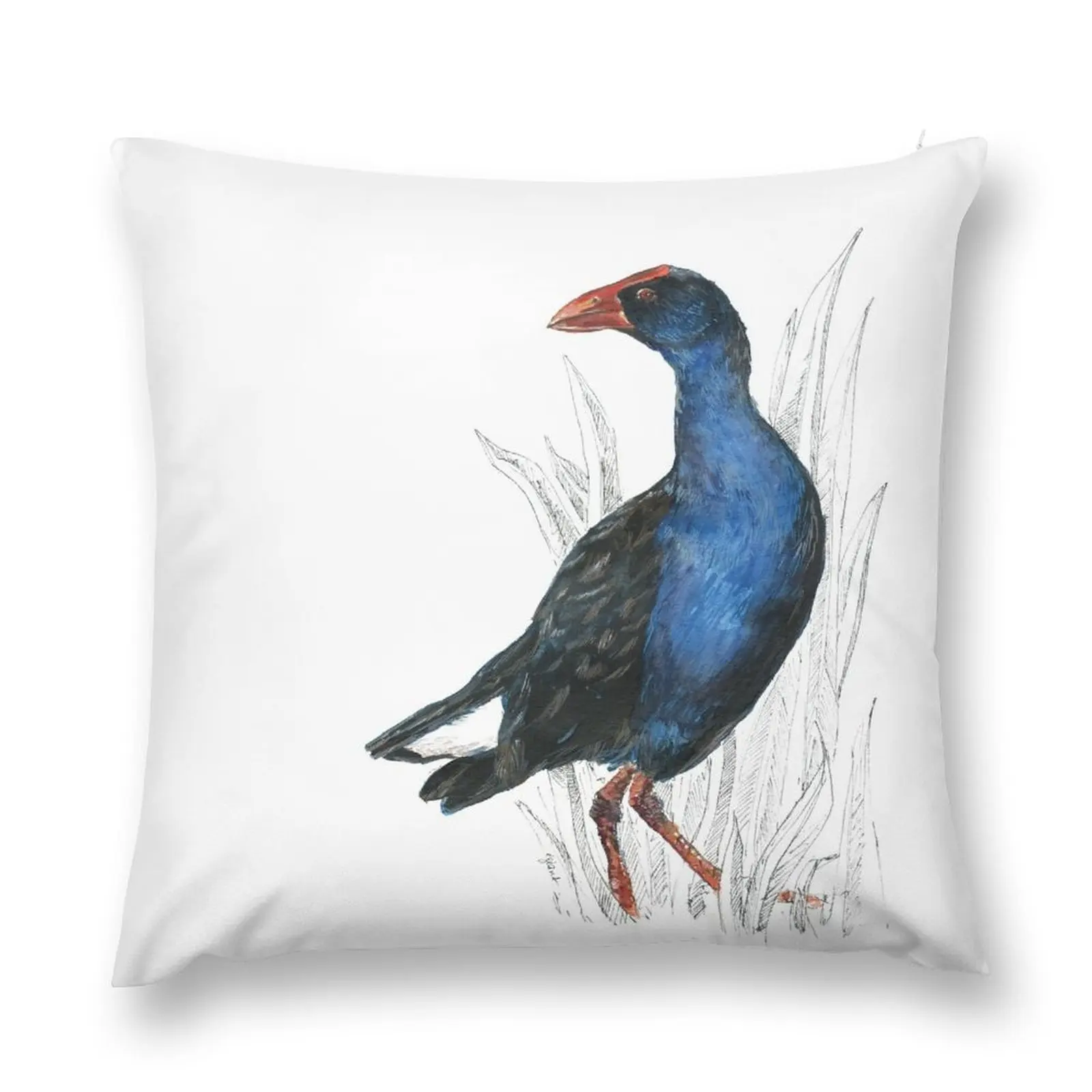 

Mr Pukeko Throw Pillow Pillowcase Cushion Throw Pillow luxury home accessories