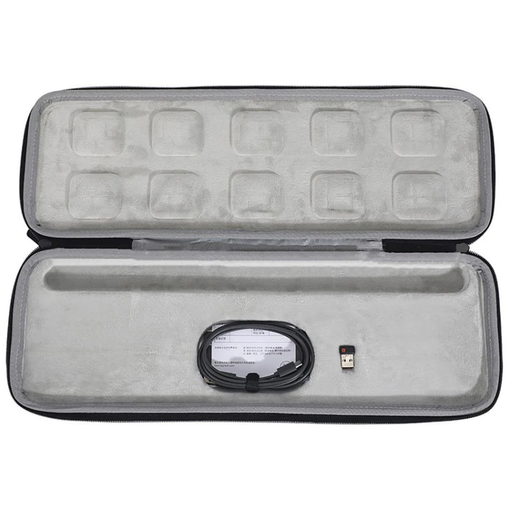 EVA Hard Carry Case For Logitech MX Key Portable Storage Bag Shockproof Protective Shell Wireless Keyboard Storage Organizer Box