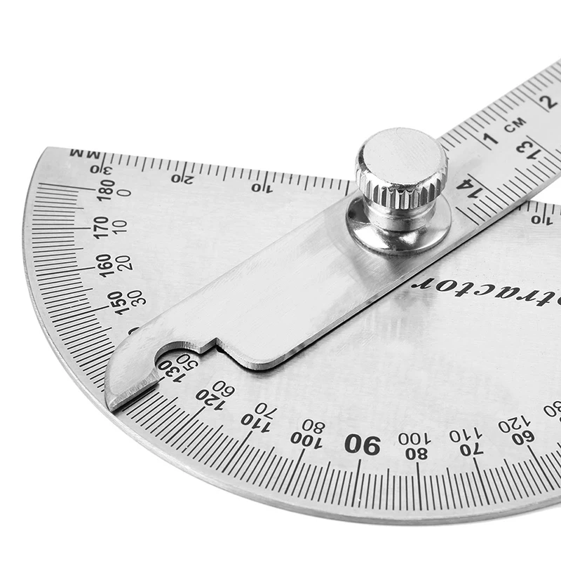 15cm 180도 조절 가능한 다기능 스테인리스 스틸 각도기