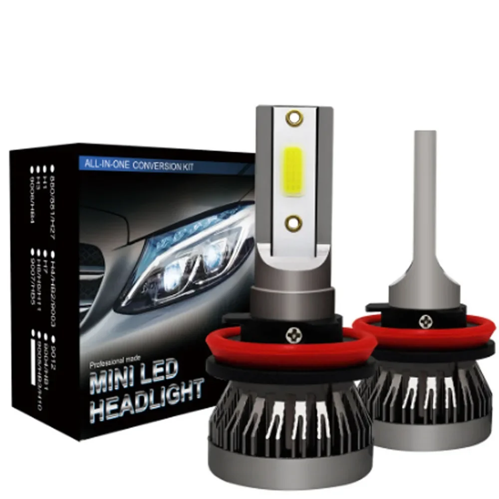 

Mini S2 C6 LED H4 H7 LED Headlight H1 H3 H11 H13 9004 9005 9006 9007 880 H27 Car Light Bulbs Auto Lamp 12V 6000k