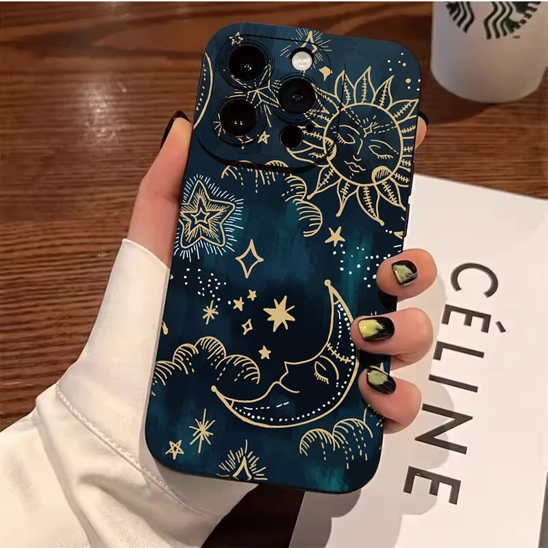 Celestial Design Print Phone Case Cover