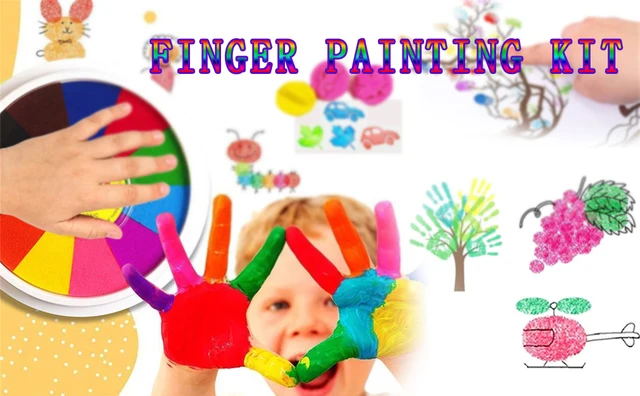 Fingerpaint Paper for Toddlers 8/16 Sheets Cute Cartoon Animal Pattern Painting  Paper Kids Children Drawing Toys Finger Paint - AliExpress