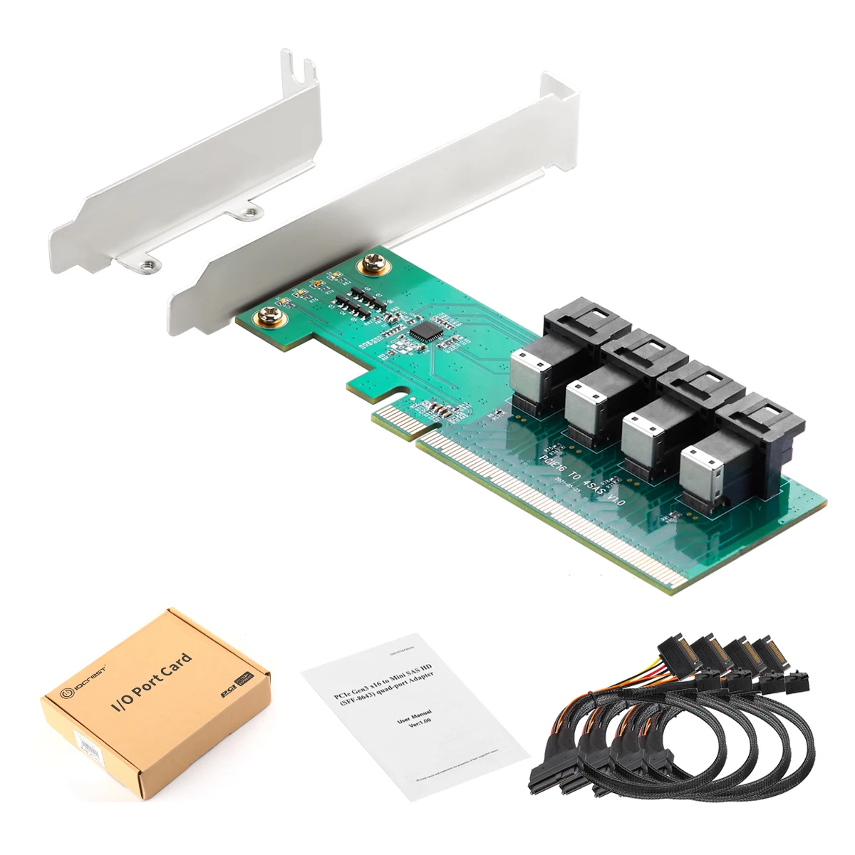 Ngff Pci-e 16x a Portas U.2 Placa de Expansão Não Bifurcação Sff8643 Nvme Adaptador Ssd para Placa-mãe - Imagem 5