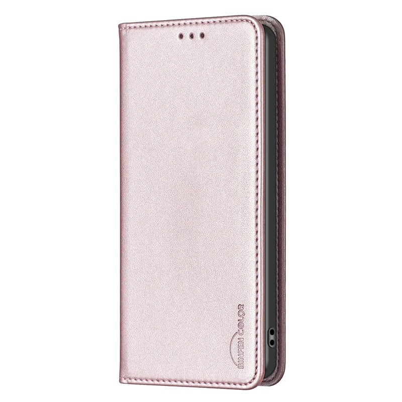 Stylish Solid Color Leather Wallet Phone Cover with Magnetic Closure