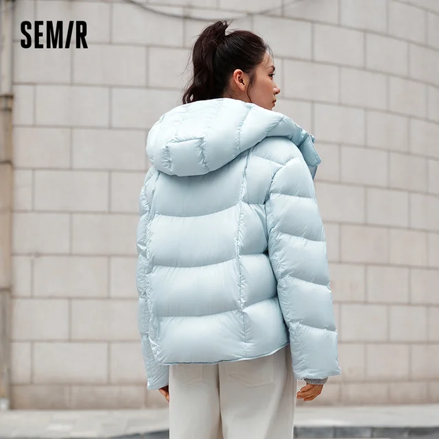 Semir Down Jacket Women Winter Down Waterproof Oil-proof Stain-proof Heat-Generating Anti-Static 2026 New Mid-Length Women 6