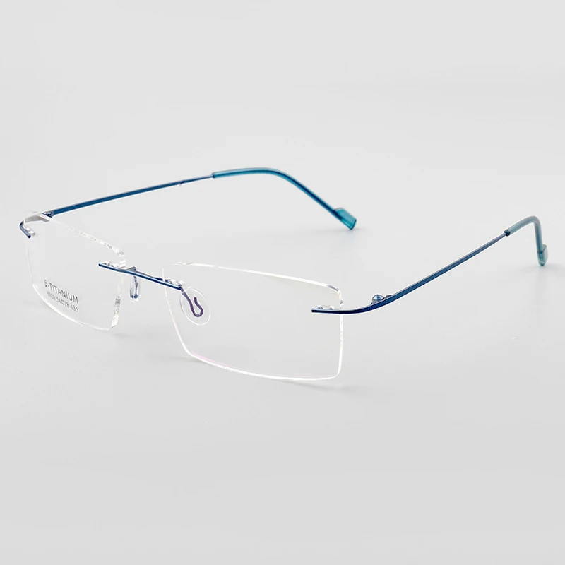 

Blue Light Blocking Reading Glasses For Men Women Ultralight Rimless Eyeglasses Frame Anti Fatigue Hyperopia Presbyopic Eyewear