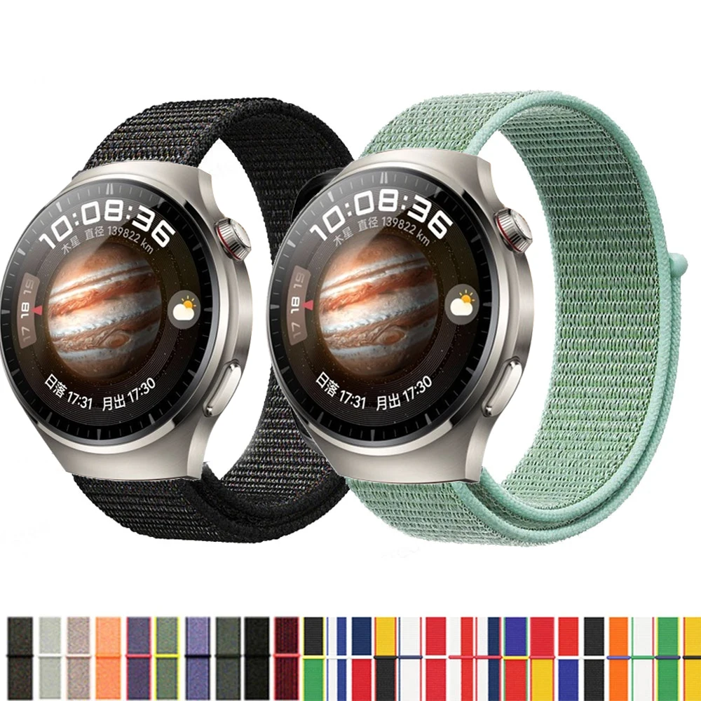 

22mm Nylon Loop Strap for Huawei Watch 4 Pro Smartwatch Replacment Bracelet Sport Watchband Correa for Huawei Watch GT 3 2 Band