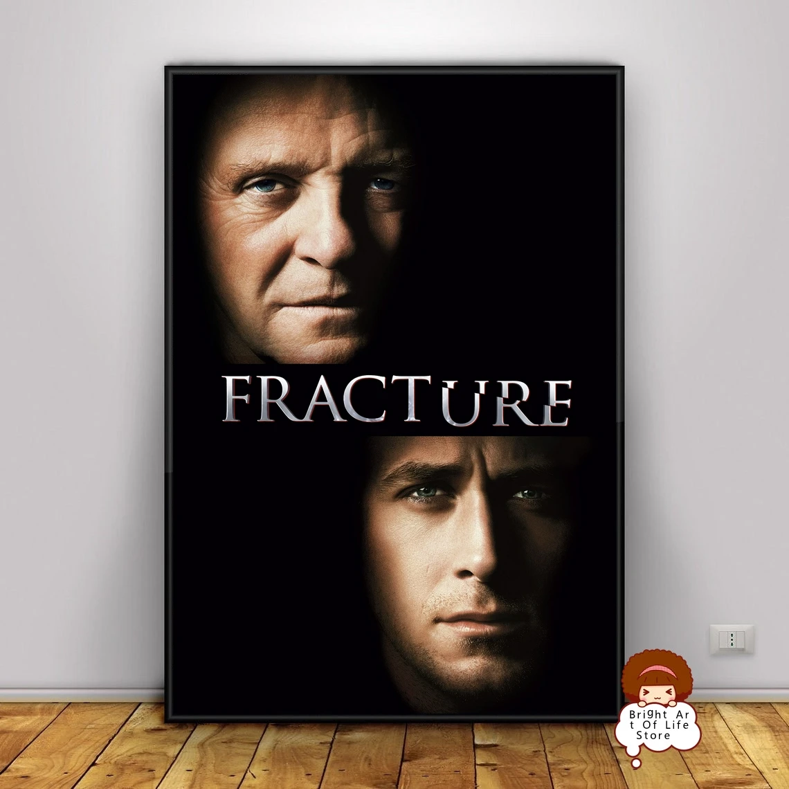 

Fracture (2007) Movie Poster Cover Photo Canvas Print Wall Art Home Decor (Unframed)
