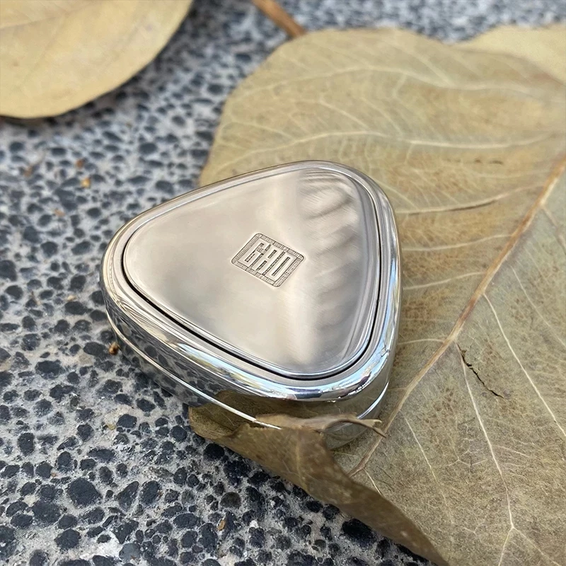 

Stainless EDC Steel Spinner Finger Push Spin Coins Fidget Toys Gear For Adults Gao Rice Ball Fidget Slider Toy Kids Gifts
