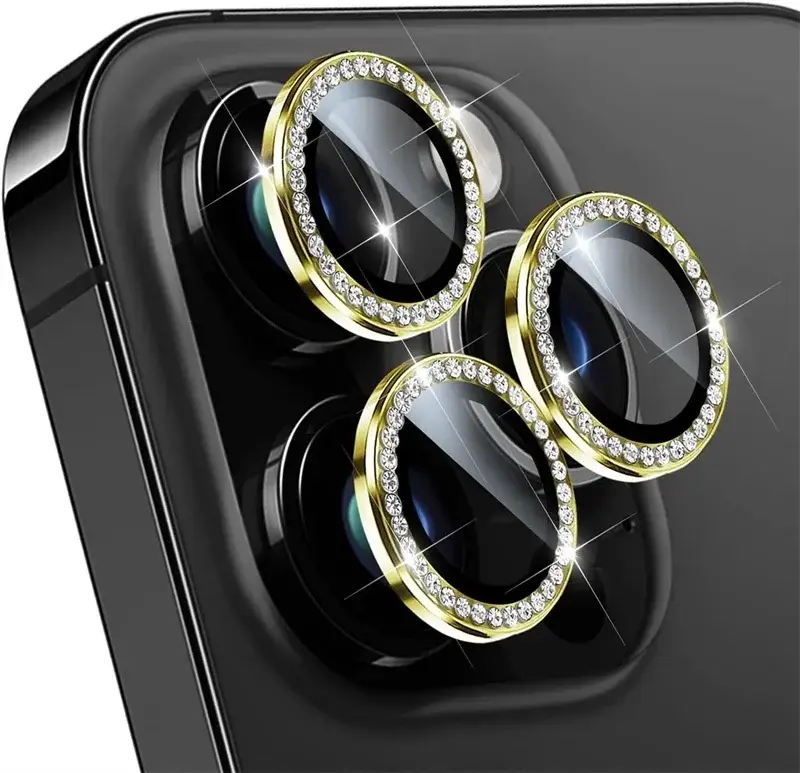Glitter Diamond Rhinestone Camera Lens Protector for iPhone 17 Pro Max 16 16Pro 15 14  Plus 13 12 Mini 11 Air 17Pro 13Pro 12Pro - Image 10