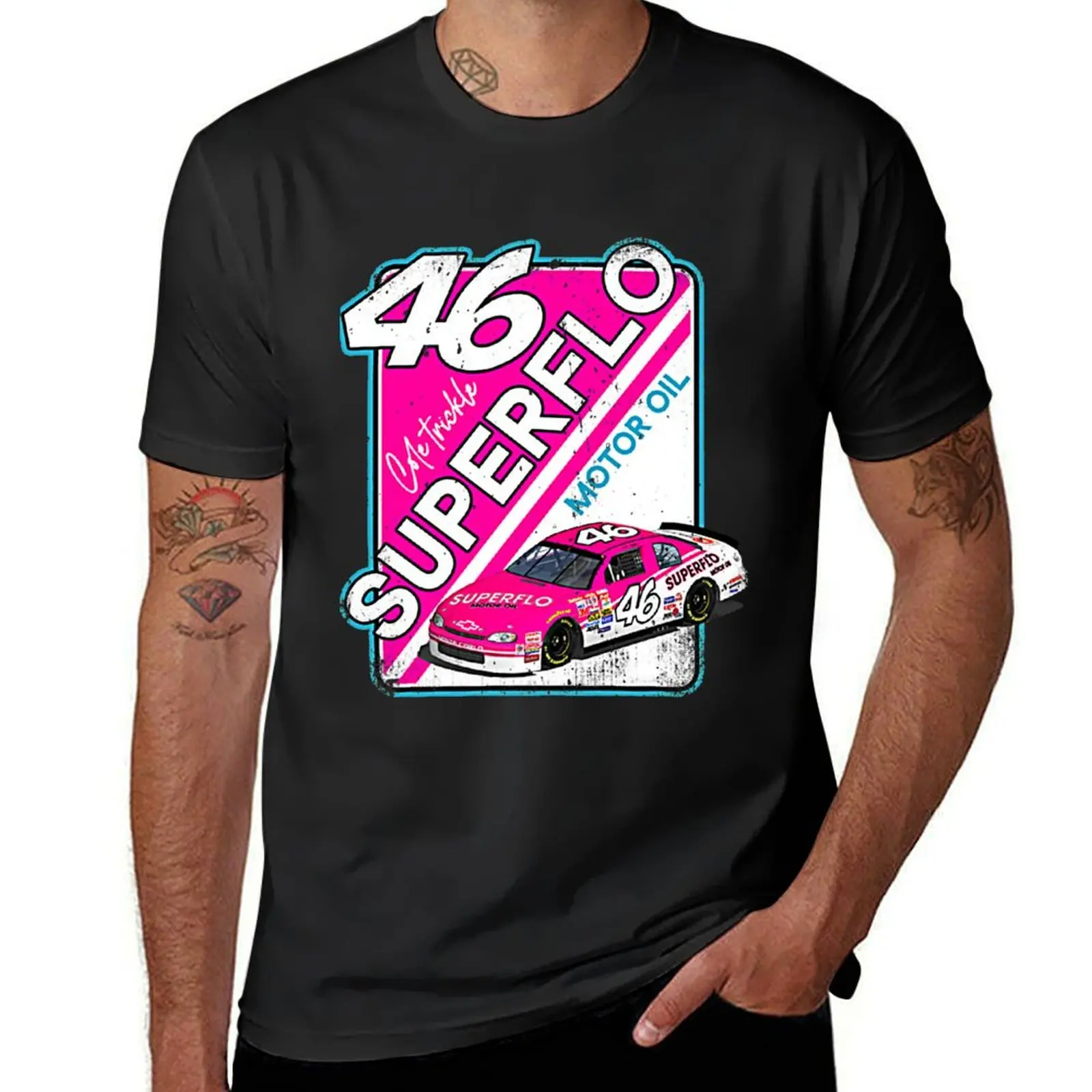 Superflo Racing T-Shirt customs sports fans plus sizes mens graphic t-shirts
