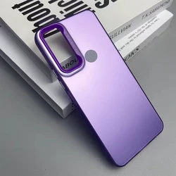 Matte Laser Colorful Bumper Armor Shockproof Phone Case for Infinix Hot 11 (IMD purple)