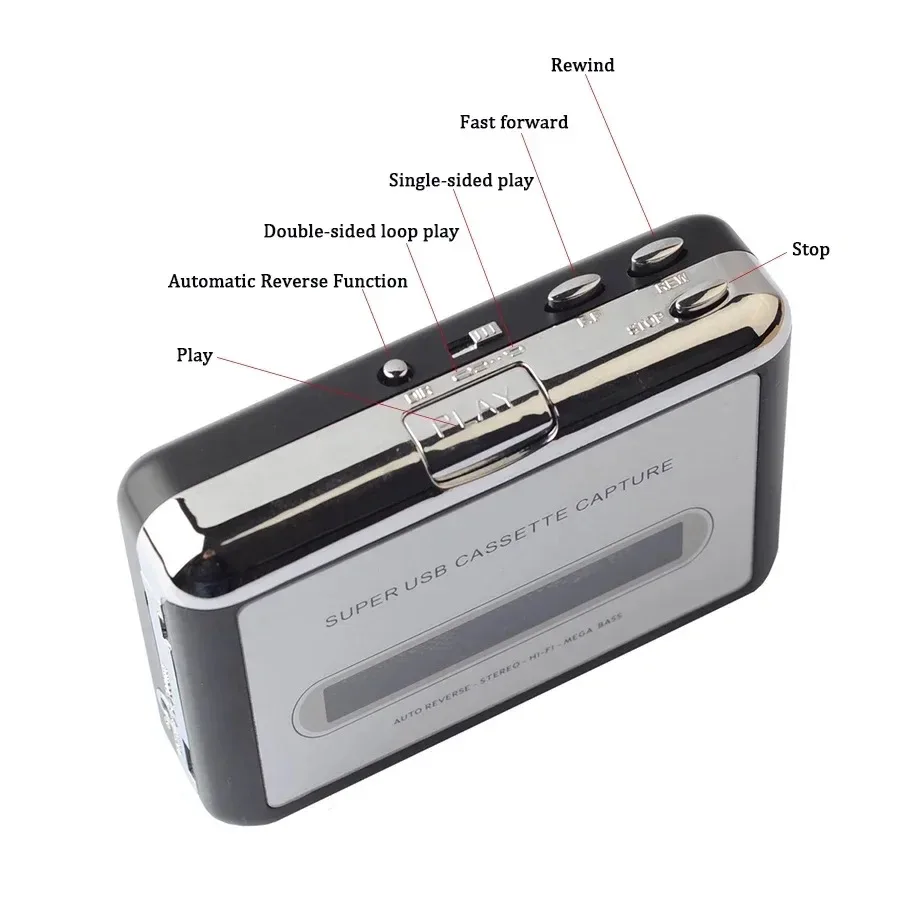 Cassette Player Usb To Mp3 Converter