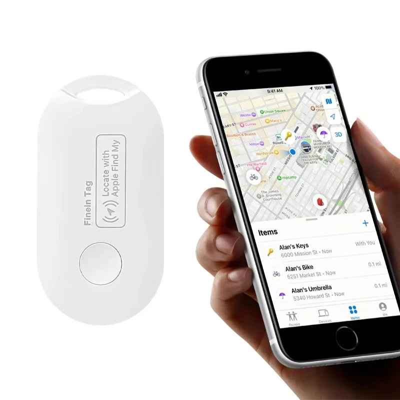 GPS Tracker Children/Elder Mini Pet Tracker Bluetooth Smart Tag Car Lost Tracker for Apple IOS System Find My