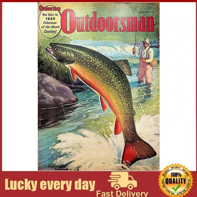 Vintage Outdoorsman Magazine April 1949 Hunting Fishing Sporting