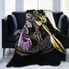 Robot Murder Drones Anime Movie Warm Soft Blankets Uzi Travel Plush Throw Blanket Fashion Chair Flannel Bedspread Sofa Bed Cover 3