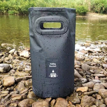 20L Folding Bucket Portable Basin Tourism Outdoor Clean Bucket Fishing Promotion Camping Car Wash Storage Box Container