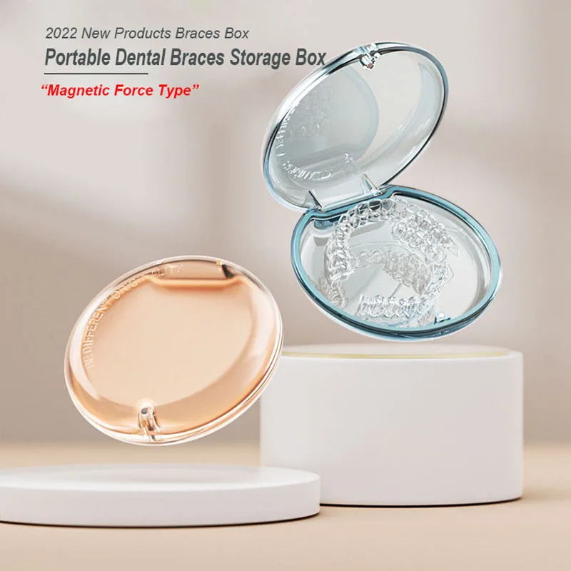 Lot De 2 Boîtes Dentaires - Pour Appareil Orthodontique, Prothèses, Aligneurs