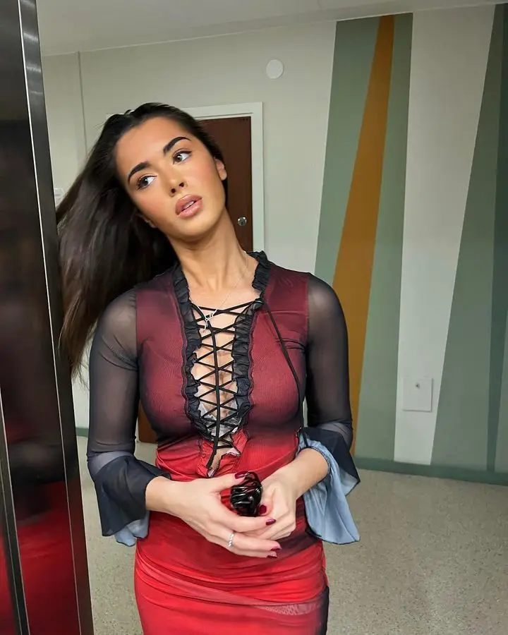 Elegant Long Sleeved Lace Up Elastic Tight Tie Dye Gradient Women Evening Dress Bodycon Sexy Female Dress Party Vestido