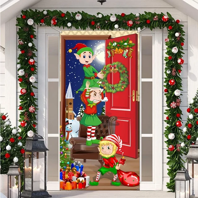 Merry Christmas Door Cover Banner 3