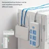 Wall-Mounted Power Strip Holder  Self-Adhesive Desktop Socket Fixer with Easy Installation and Space-Saving Design 2