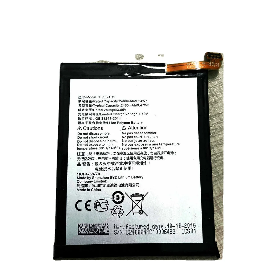 

Новый аккумулятор TLP024C1 для смартфонов Alcatel A3 OT-5046/Shine Lite OT-5080 5080X