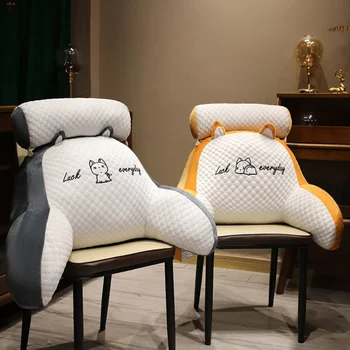 소파 투척 베개 삼각형 독서 베개, 침대 옆 부드러운 대형 등받이 허리 쿠션, 기숙사 침대 등받이 쿠션, 사무실 베개