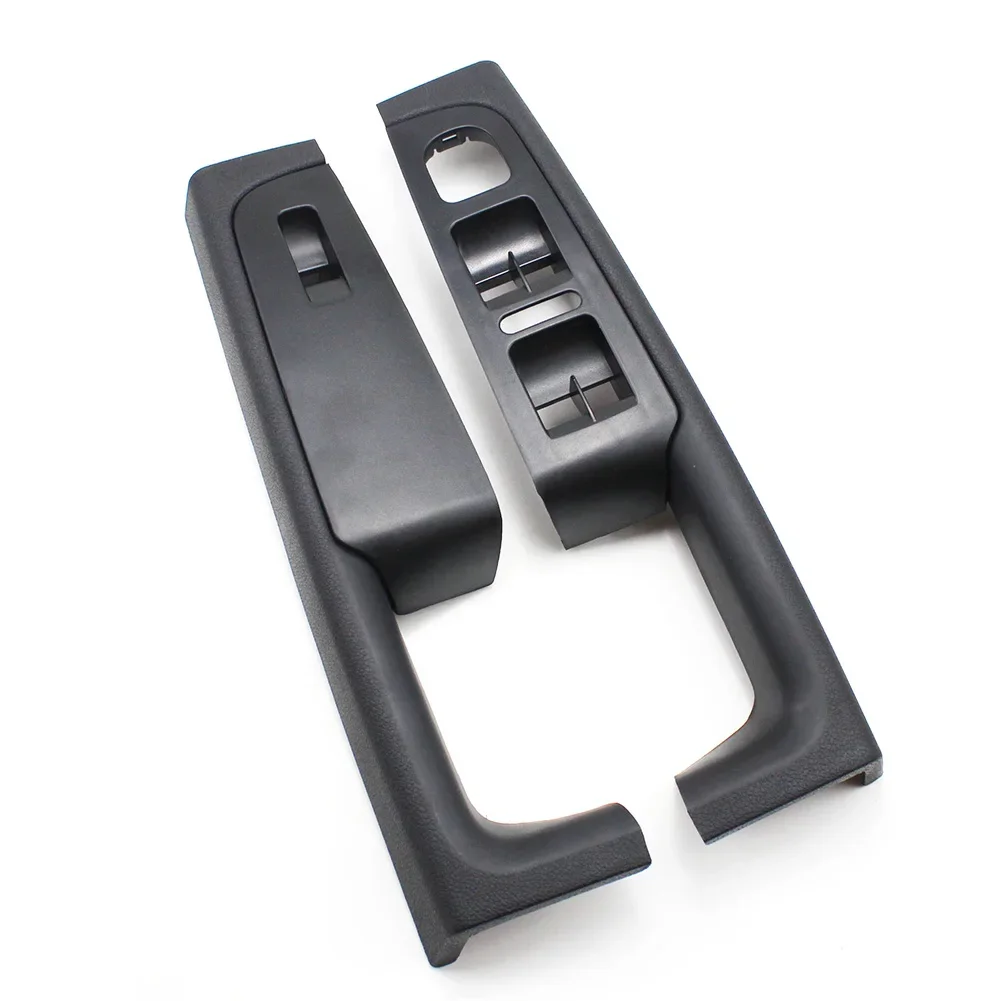 

Автомобильные аксессуары пара левая и правая Черная внутренняя дверная ручка подлокотник рамка переключателя панель управления отделка для Skoda Superb 08-2013