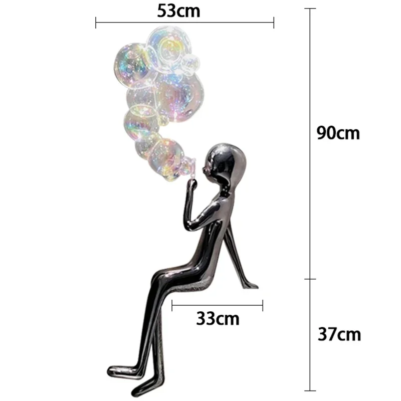 منحوتات حديثة لغرفة المعيشة ، جمالية إبداعية ، أشخ...
