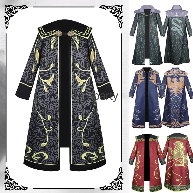 

New Magician College Cosplay Costume Robe For Men Women Halloween Pagan Wizard Fancy Gown Outfits Halloween Party Role Cloak