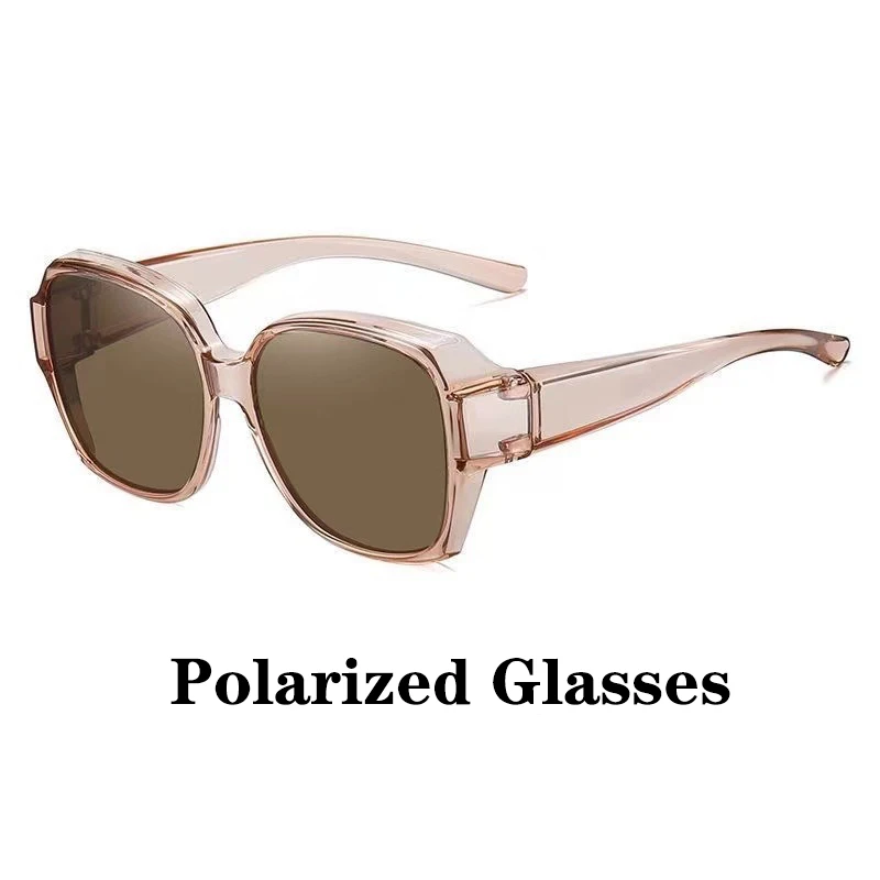 Polarized Over Glasses Sunglasses Round Frame Myopia Fishing Eyewear - Picture 21 of 26