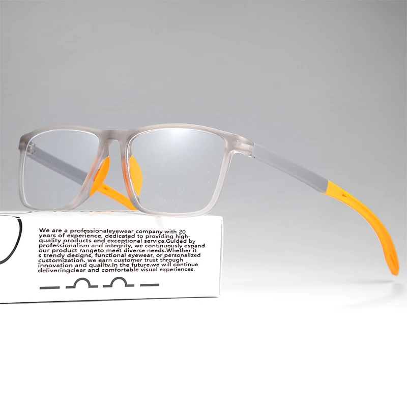 Rectangle Reading Glasses – Sport Non Slip Presbyopia Eyewear for Middle Aged Men & Women