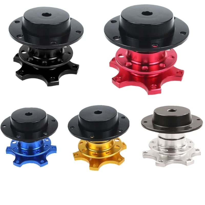 

Steering Wheel Quick Release Car Modification Universal HUB Racing Adapter Disconnect Hub Snap Off Kit Fast Disassembly