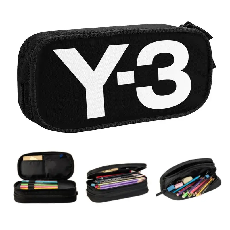 

Yohji Yamamoto Korean Pencil Case Girl Boy Large Storage Pencil Box Students Stationery