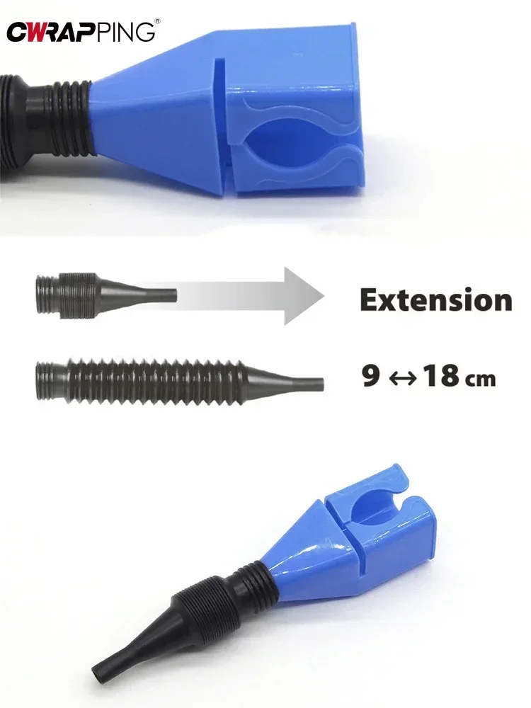 Refueling Funnel Motorcycle Refueling Funnel Telescopic Car Engine Oil Filter Transfer Foldable Plastic Funnels for Car Motorcycle Tool 1/2/3pcs