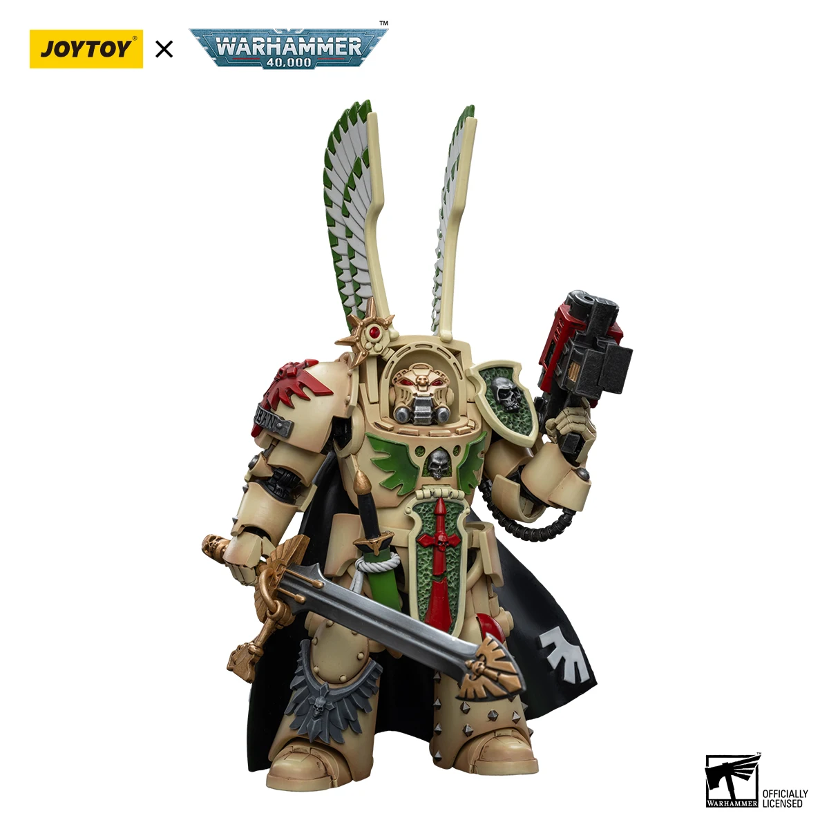 

JOYTOY Warhammer 40k 1/18 Action Figures Anime 13.6cm Dark Angels Deathwing Strikemaster with Power Sword Collection Model Toys