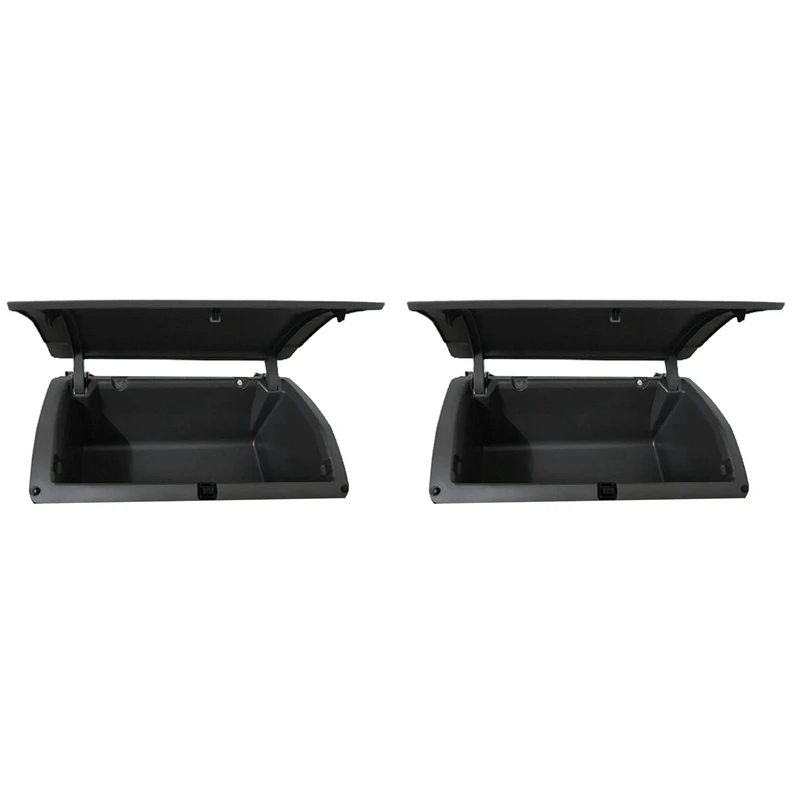 

2X Car Instrument Storage Box 55042-0K020 For Toyota Hilux Vigo Sr5 Mk6/7 02-14 Fortuner Dash Glove Box 554410K010 Black