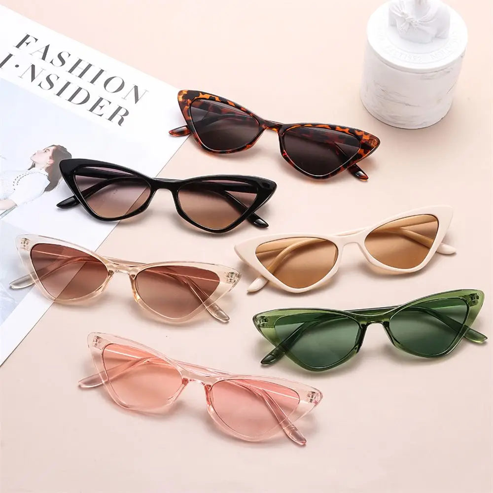 Retro Sunglasses Eyewear Small Frame UV400 Streetwear Accessories Trendy Vintage Fashion Sunglasses Women Cat Eye vintage sunglasses