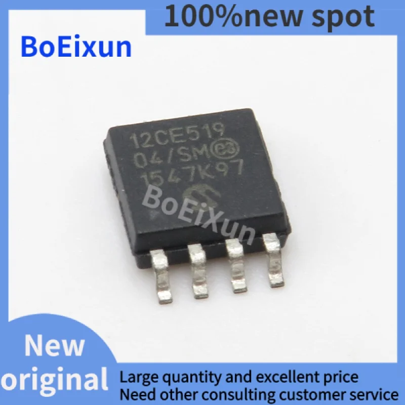 

Флэш-микроконтроллер SM SMD SOP-8 12CE519, 8 бит, MCU-микроконтроллер, новый оригинальный флэш-контроллер, 1-50 шт.